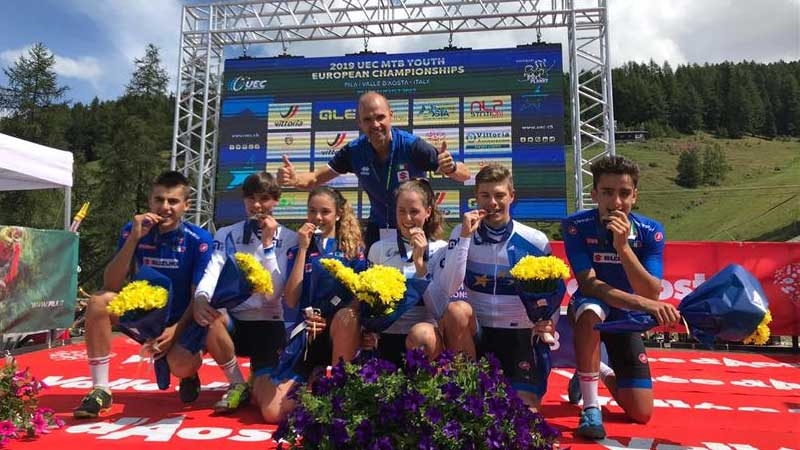 Campionato Europeo giovanile MTB: Oro nel Team relay Under 17, Bronzo nell'U15