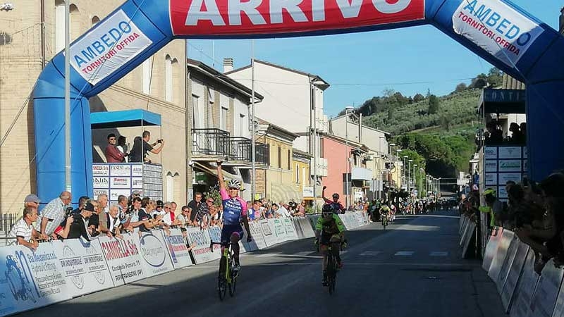 Elisa Balsamo si aggiudica la 2° tappa del Giro delle Marche Rosa