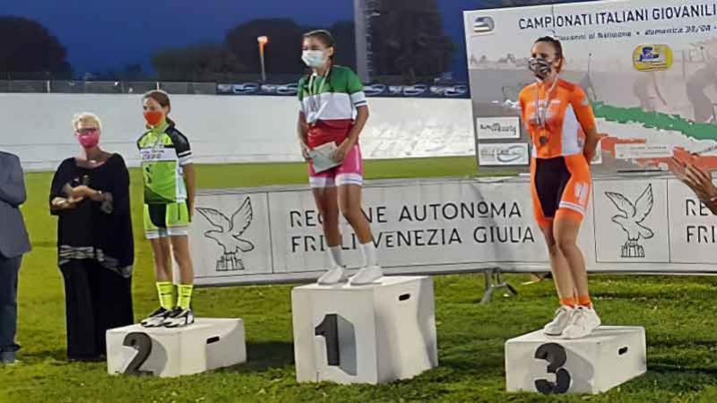 Lucia Brillante Romeo Campionessa Italiana Omnium Endurance: argento per Chantal Pegolo, bronzo per Vittoria Pirro