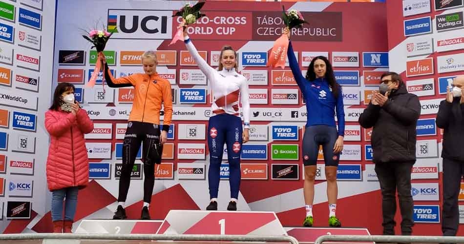 Coppa del Mondo Ciclocross: la giovane Federica Venturelli sul podio