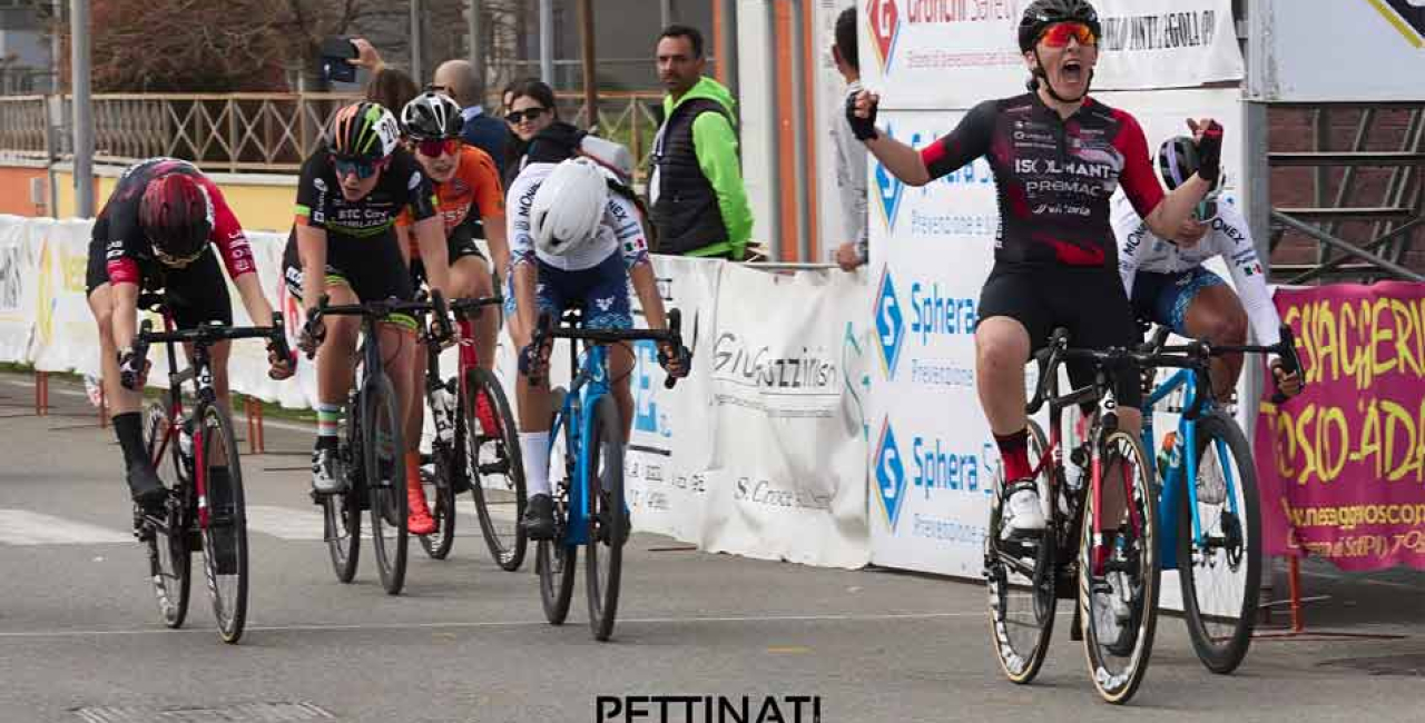 Emanuela Zanetti conquista allo sprint il Trofeo Pasqualando a Ponte a Egola