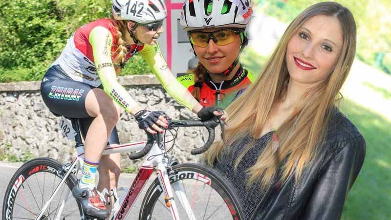 Silvia Folloni vive il suo sogno sulla bici con il manubrio in giù