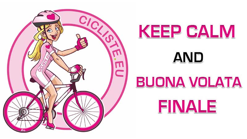 A tutte le cicliste maturande: Keep calm and buona volata finale!