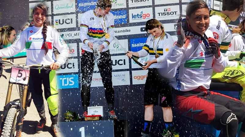UCI DH World Champions 2017: ancora due podi sfiorati per le azzurre. Eleonora Farina e Beatrice Migliorini quarte.