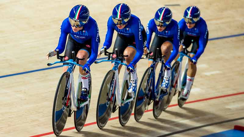 CdM ciclismo su pista: secondo tempo per il quartetto delle Azzurre 