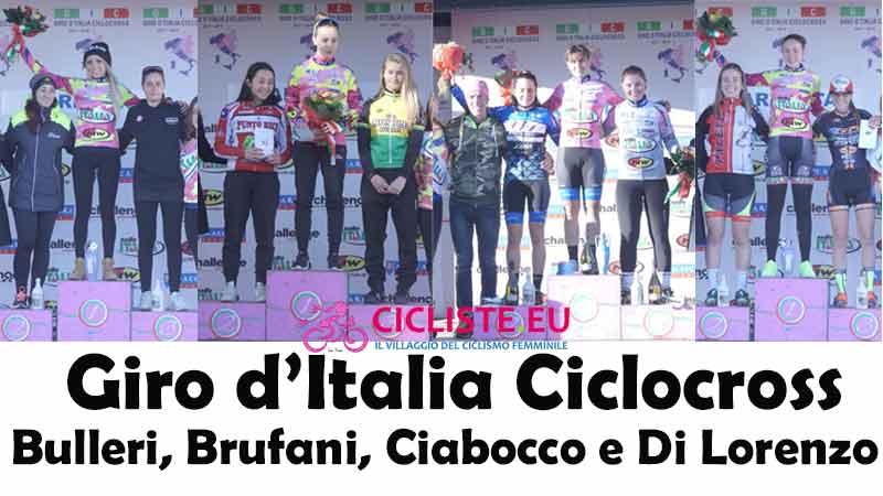Bulleri, Brufani, Ciabocco e Di Lorenzo, regine del Giro d’Italia CX