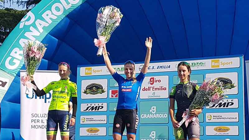 L'azzurra Tatiana Guderzo trionfa al Giro dell'Emilia Unipol Banca