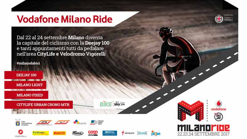 Milano paradiso delle due ruote con il Vodafone Milano Ride in programma questo weekend