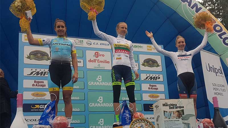 Rasa Leleivytė di forza sul San Luca si aggiudica il Giro dell'Emilia