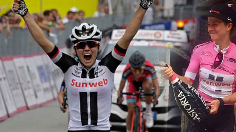 Il Giro Rosa sale con Italiane protagoniste: vince Winder su Wiles e Arzuffi 