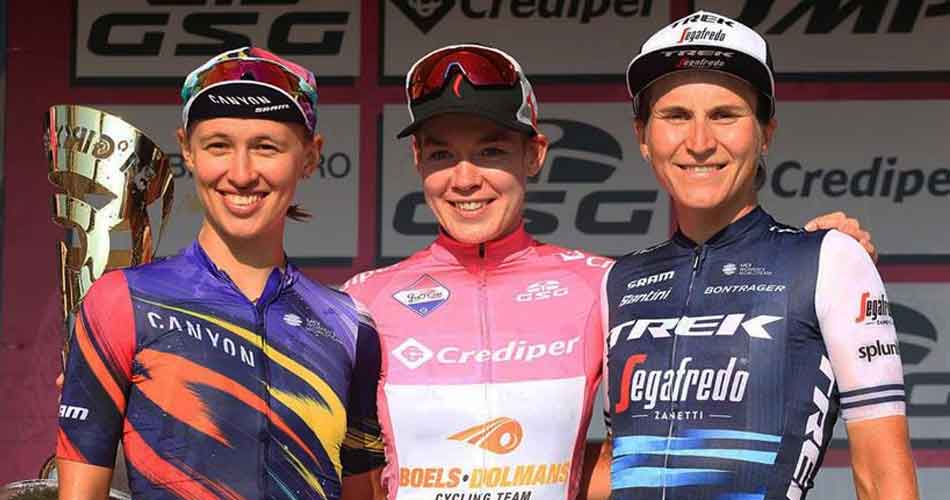 Giro Rosa: Van der Breggen su Niewiadoma e Longo Borghini ma la vincitrice indiscussa è Van Vleuten