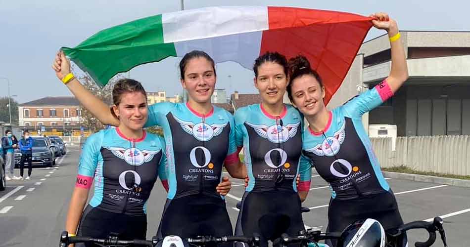 Italiani Juniores cronosquadre: il team Ciclismo Insieme si conferma tricolore
