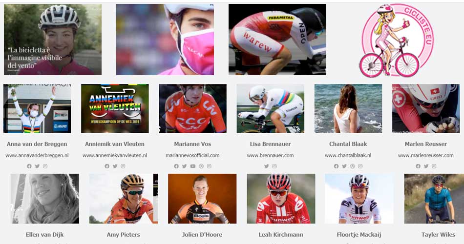 Cicliste.eu: ecco a voi la lista dei siti web delle cicliste